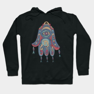 Hamsa hand amulet Hoodie